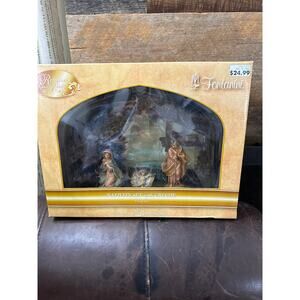 Fantanini Renaissance Nativity Set in Box, 4 PCs, Crèche. By Roman Inc. c 2005